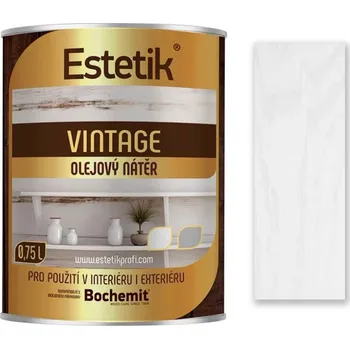 barva a nátěr na dřevo Estetik Vintage bílý 2,5l
