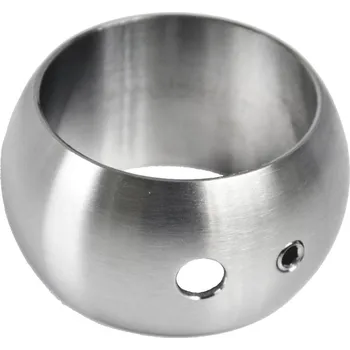 Zábradlí Spojka - napájecí (ø 55 mm / M6 / M10), na trubku ø 42,4 mm, broušená nerez K320 / AISI304