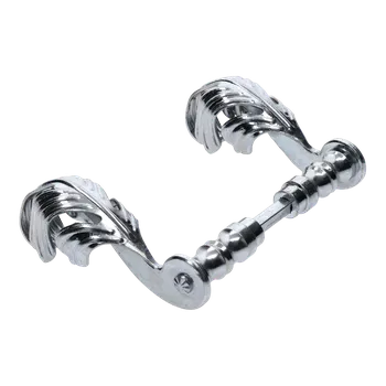 Dveřní kování Klika 130x70mm, průměr osazení na štítek ø 19mm, bílý zinek, pár