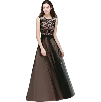 Dámské šaty Dlouhé krajkové šaty s páskem a šifonovou sukní pro slavnostní příležitosti Barva: Růžová, Velikost: S