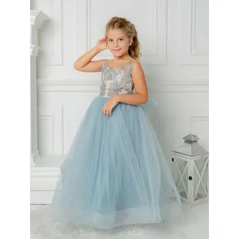 Dívčí šaty Dívčí plesové šaty s korzetem a krystaly pro svatby a slavnostní akce Barva: Barevná, Velikost: 7