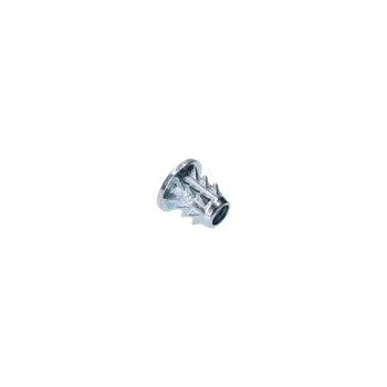 Matice Narážecí matice do dřeva M5x11 s vnitřním metrickým závitem, zinková slitina