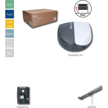 Garážová vrata Pohon pro sekční vrata do 13m2, 24V, 370W, 1000N, dráha 1 x3m