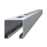 Děrovaný montážní C profil, 41x41x2, L-3m, pozinkovaný