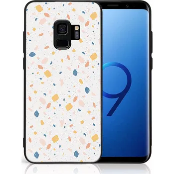 Pouzdro na tablet VSECHNONAMOBIL 124085 MY ART Ochranný obal pro Samsung Galaxy S9 ORANGE TERRAZZO (165)