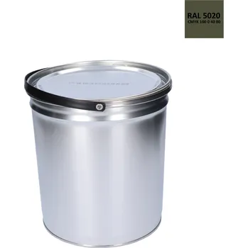 Lak na dřevo Barva antikorozní polomatná na zinek 5 kg oceánově-modrá