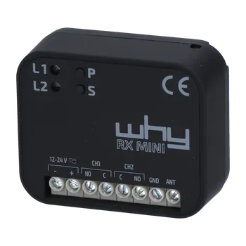 Pohon brány Univerzální přijímač série WHY PRO, 433MHz, 868MHz, pevný i plovoucí kód, paměť: 80 kódů