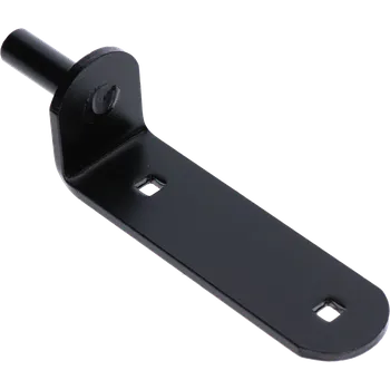 Kování ozdobné, 150x35 mm, ø 18 mm, černé.