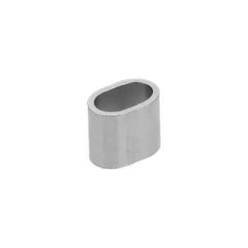 Nerezová lisovací spojka pro dve 4.0mm lanka