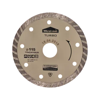 Řezný kotouč Profesionálny Turbo diamantový kotúč 115x2.2x22