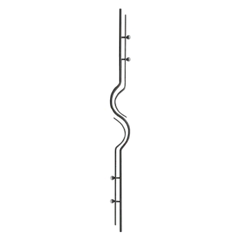 Zábradlí DOPRODEJ! Kovaná výplň zábradlí H 1000 x L 100 mm, 20 x 10 mm / 20 x 5 mm