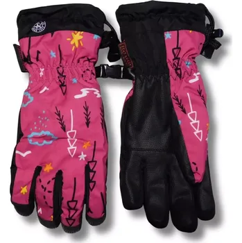 Rukavice Dětské šusťákové prstové rukavice Echt C069 fuchsiové