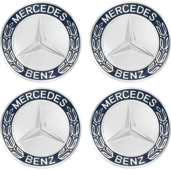 Elektrický zubní kartáček Dekorativní obtisky Mercedes 74 mm v tmavě modré barvě sada 4 kusů.