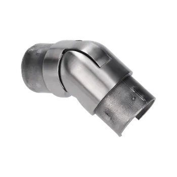 Zábradlí Do vyprodání zásob: přechod nastavitelný - koleno s kloubem (ø 42.4x1.5mm) na trubku ø42.4mm, narážecí spoj, broušená nerez K320 /AISI304