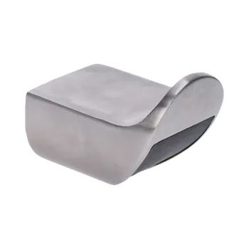 Zábradlí Designová opora francouzského balkonu pro trubku ø 42,4mm, broušená nerez K320/ AISI304