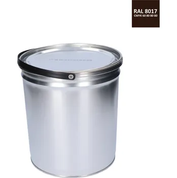 barva a nátěr na dřevo Barva antikorozní polomatná na zinek 5 kg čokoládově hnědá