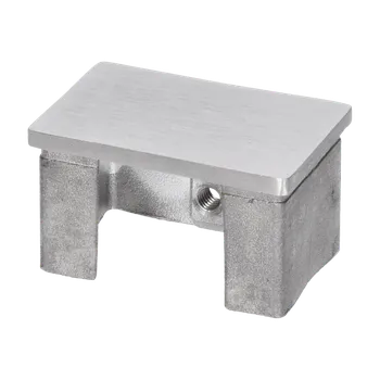 Zábradlí Ukončení - zátka (60x40x1.5mm) na madlo EB1-JHM60x40, lepený spoj, broušená nerez K320 /AISI304