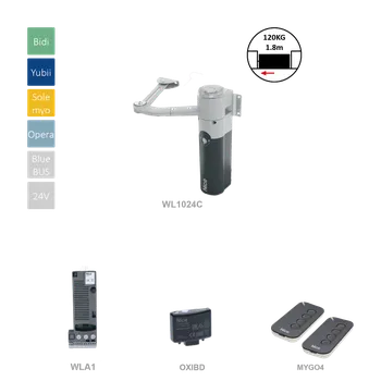 Pohon brány Sada Walky pro jednokřídlou bránu do 1,8 m / křídlo