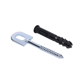 Příslušenství pro plot Kotvení plotu 38X25mm s hmoždinkou, zinek