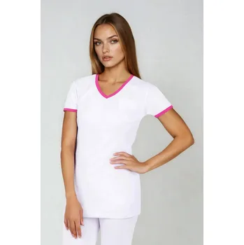 2P SERVIS Triko dámské Vito Duo bílá/růžová barva 3XL