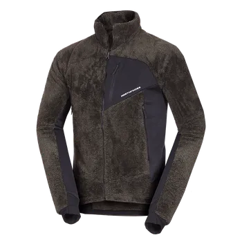 Pánská mikina Northfinder Pánský aktivní kombinovaný svetr LUDWIK, zelená, L