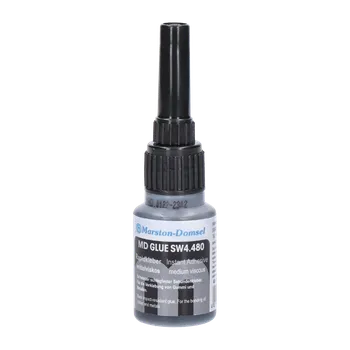 Průmyslové lepidlo Sekundové lepidlo nárazom odolné, farba - čierna. Vhodné na lepenie gumy a kovov.