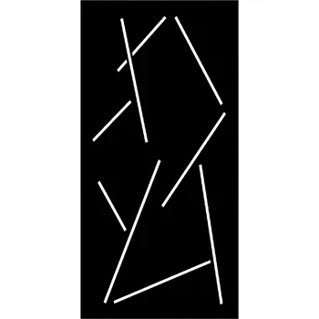 Plech Designová kovová výplň, laserem vypálený vzor 2024, rozměr 1000x2000x2mm +/- 0,5%, bez povrchové úpravy, perforace 10%