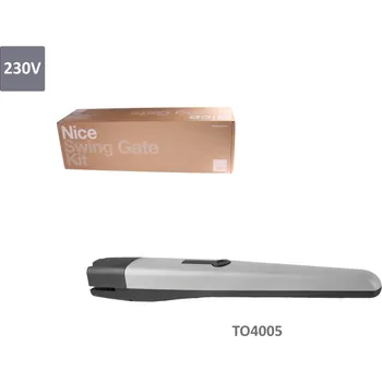 Pohon brány TOONA - pohon pro křídlovou bránu do 3 m / křídla, 1x TO4005 (230 V, 340 W, 1800 N), samosvorný, koncový spínač při otevírání