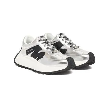 Dámská obuv Sneakersy Steve Madden Supercampo SM11004808 Stříbrná 36