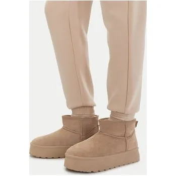 Dámské kozačky Polokozačky JENNY CEO-WSX23-01 Hnědá 38