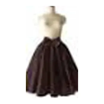 Dámská sukně Tylová sukně s mašlí pro nevěstu či družičku na svatbu Barva: Hnědá