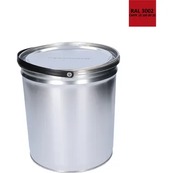 barva a nátěr na dřevo Barva antikorozní polomatná na zinek 5 kg karmínově-červená