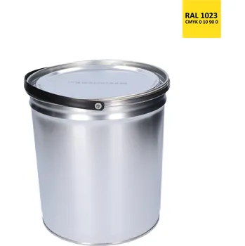 Lak na dřevo Barva antikorozní polomatná na zinek 5 kg dopravní-žlutá