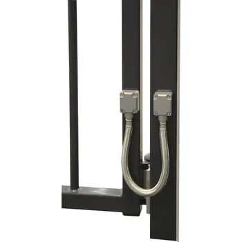 Zábradlí LOCINOX® nerezová chránička pohyblivého kabelu odolná vůči poškození, vlhkosti a prachu, pro křídlové brány, délka 450 mm, vnější Ø16 mm, vnitřní Ø 9 mm