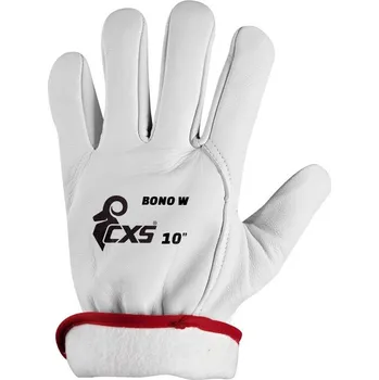 Pracovní rukavice CXS Rukavice BONO W, celokožené rukavice, zimní, vel. 11