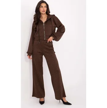 Dámská halenka Souprava IT KMPL 21709.18 hnědá jedna velikost