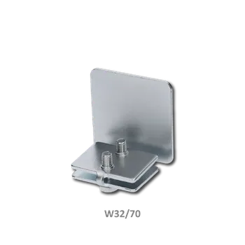 Pohon brány Pozinkovaná záslepka pro C-profil 70x70x4 mm samonosné brány