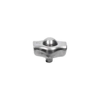 Lanková svorka - simplex pro nerezové lanko 3 mm, broušená nerez K320 / AISI304