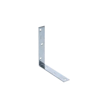 Tesařské kování úhelník 125x125x22mm, 2,0mm, galvanicky pozinkovaný, díry průměr 4,5mm - v počte 6ks