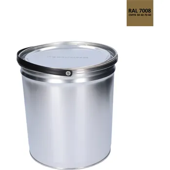 barva na kov Barva antikorozní polomatná na zinek 5 kg kaki-šedá