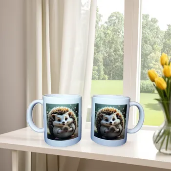 Hrneček Ježčí povzbuzení hrnek - ježek pro praváky