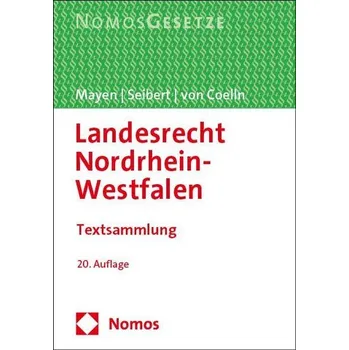 Landesrecht Nordrhein-Westfalen - Mayen, Thomas [DE] (2025, Brožovaná, Nomos Verlags GmbH)