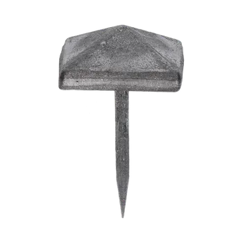 Hřebík Ozdobný kovaný čtvercový hřebík, hlavička 30x30x13mm, hrot 3x2x33mm, bez povrchové úpravy