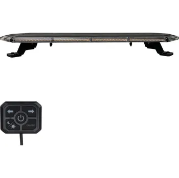 Přídavný světlomet SLIM LED rampa 770mm, oranžová, 12-24V, 36+96LED, ECE R65