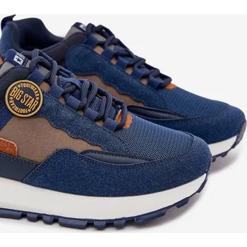 Sada pánského spodního prádla Pánské sportovní tenisky Big Star HI-POLY SYSTEM – tmavě modré Velikost: 43