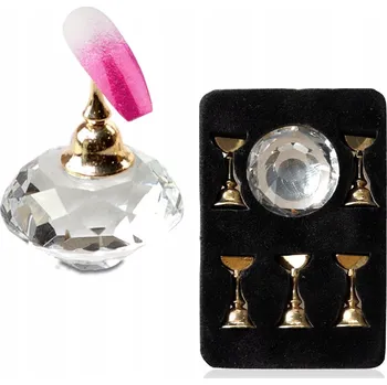 Magnetický držák stojan na tipy STŘÍBRO