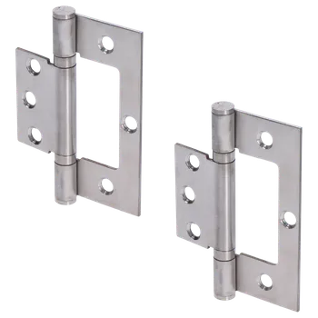 pant Nerezové panty 2ks, 100x70x2.0mm,max. nosnost: 60 kg, broušená nerez K320 /AISI304