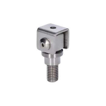 Navařovací pant M14, otevíratelný 90°, nastavitelný 1D, broušená nerez / AISI 304