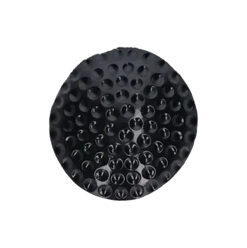 Pryžový doraz pro kliky, madla, dveře a pod. s 3M pásků. Barva: Černá. Průměr: Ø 50mm