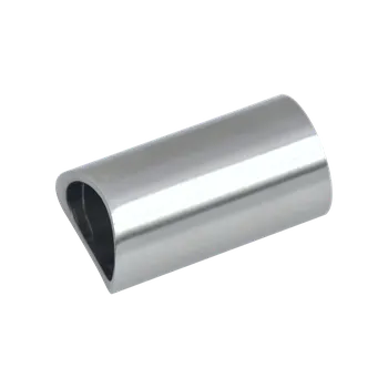 Zábradlí Přechod na vymezení vzdálenosti mezi sloupem ø 42,4 mm a kotevní deskou, ø 20x2,0 mm /L:35 mm, bez vnitřního šroubu, broušená nerez K320 / AISI304, bal: 1ks